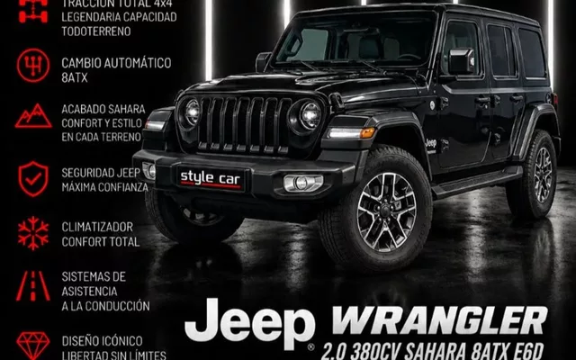 JEEP Wrangler 4p 2.0 380CV Sahara 8ATX E6D