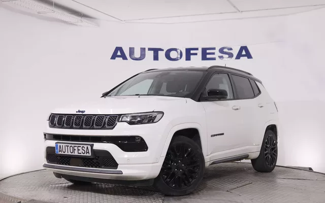 Jeep Compass 1.3 PHEV S 4XE AUTO 240CV 5P # IVA DEDUCIBLE,NAVY,CUERO,CAMARA TRASERA