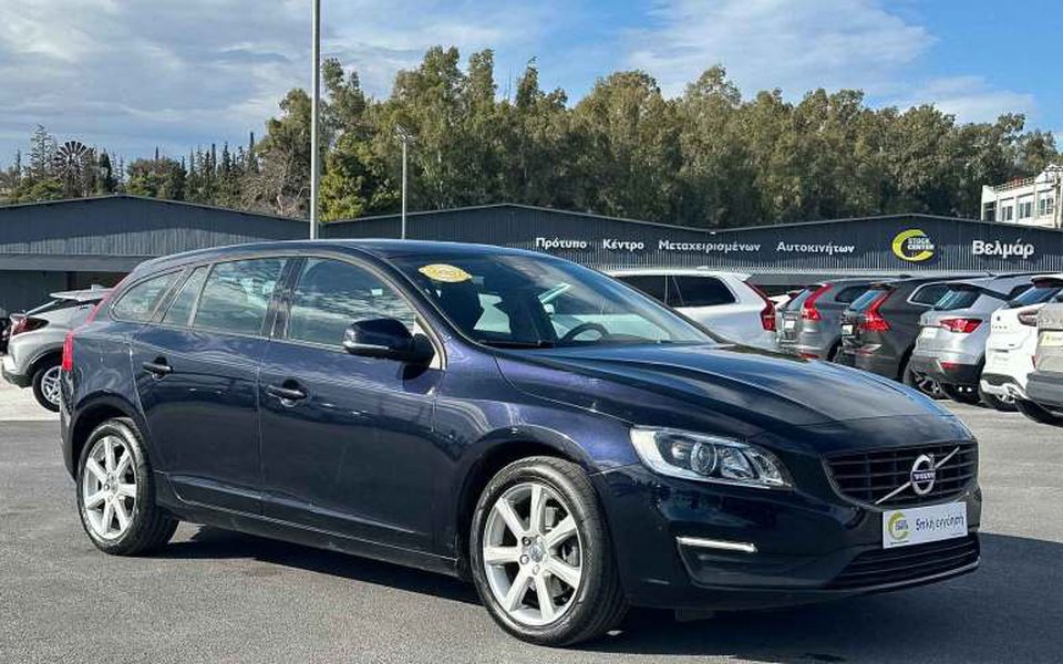 Volvo - V60 - 5 Χρόνια Εγγύηση - Τ3 KINETIC - Μπλε - 2018
