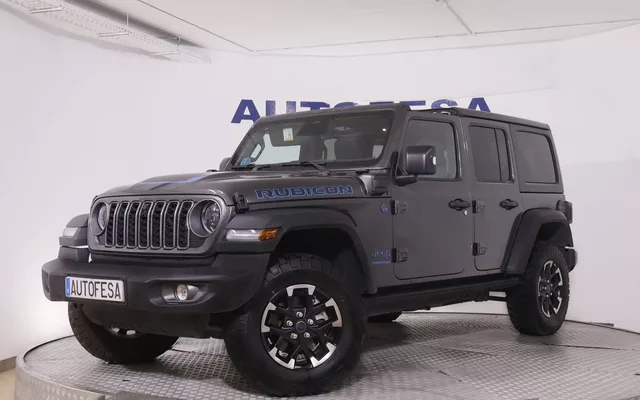 Jeep Wrangler 2.0T 4xe PHEV UNLIMITED RUBICON 380CV 4X4 4P # IVA DEDUCIBLE,CUERO,NAVI,CAMARA DELANTERA YTRASERA
