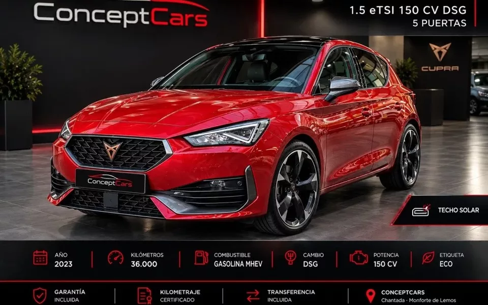 CUPRA León León 1.5 ETSI DSG 110Kw - 25990€ en Monforte de lemos