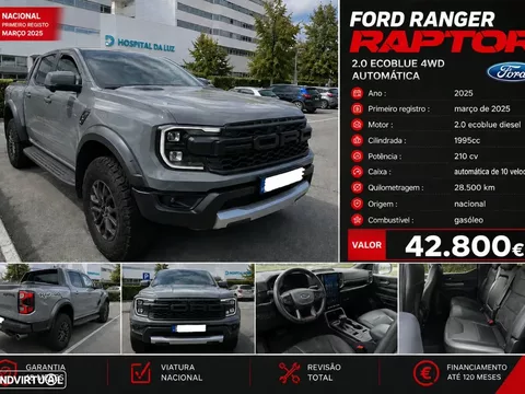 Ford Ranger 2.0 EcoBlue CD Raptor 4WD Aut.