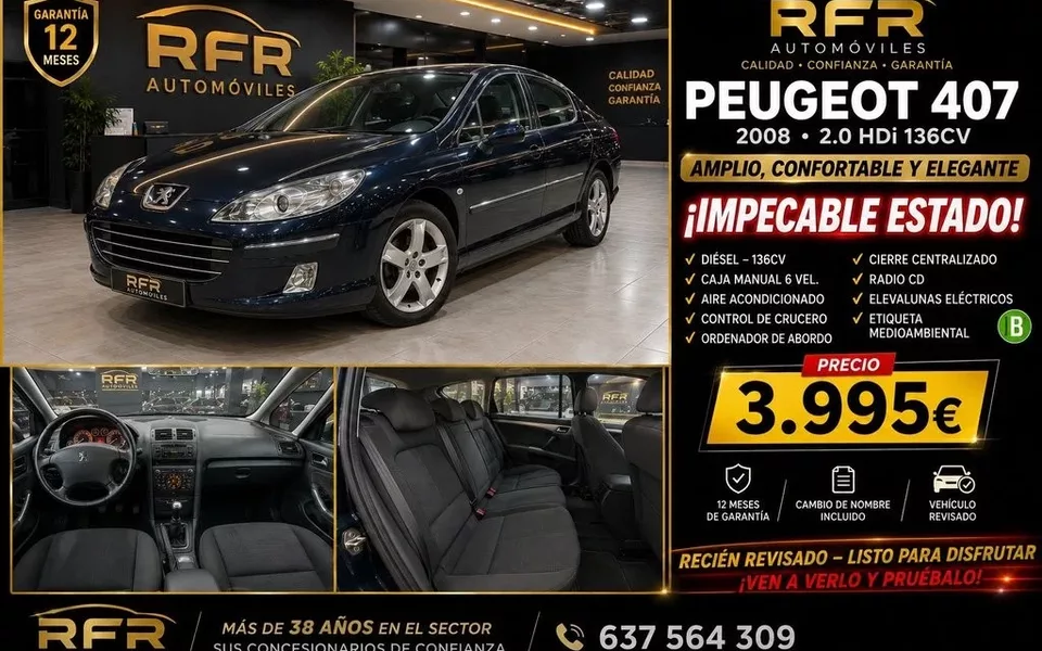 PEUGEOT 407 407 1.6HDI Confort