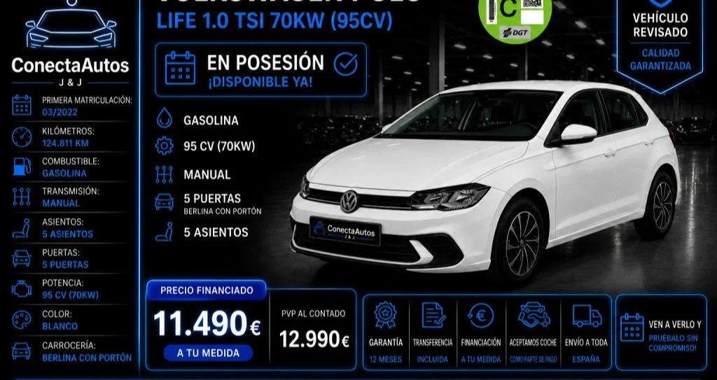 VOLKSWAGEN Polo Polo 1.0 TSI Life 70kW