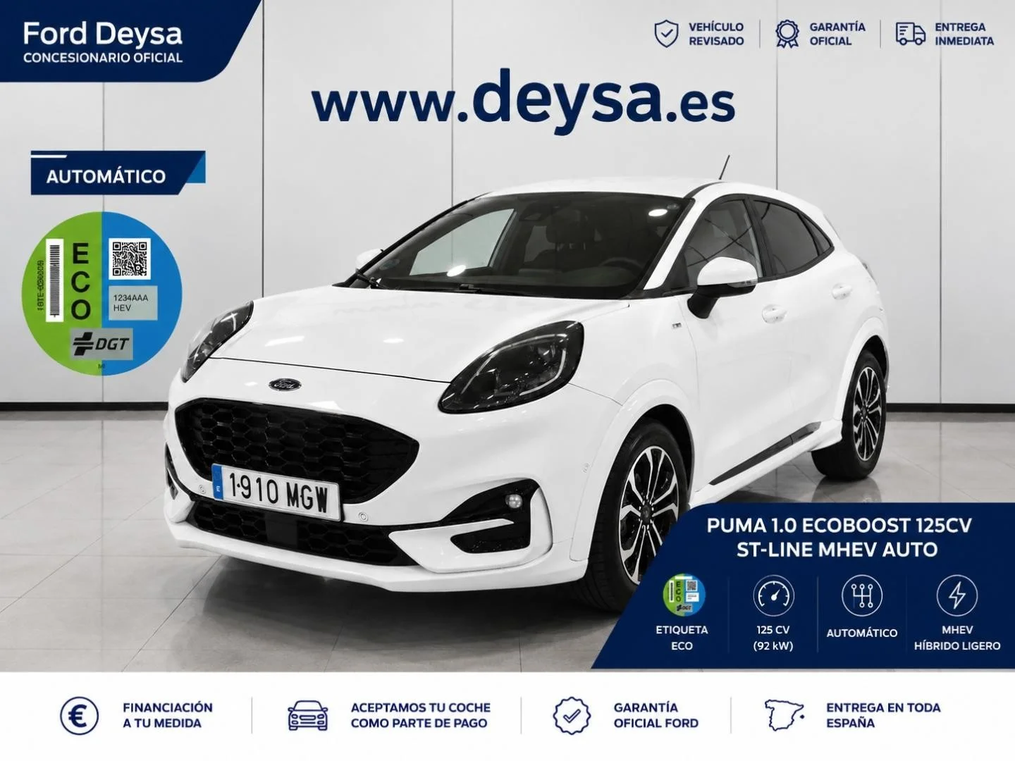 FORD Puma Puma 1.0 EcoBoost MHEV ST-Line Aut. 125