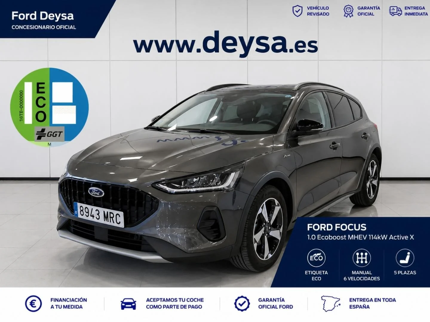 FORD Focus Focus 1.0 Ecoboost MHEV Active X 155
