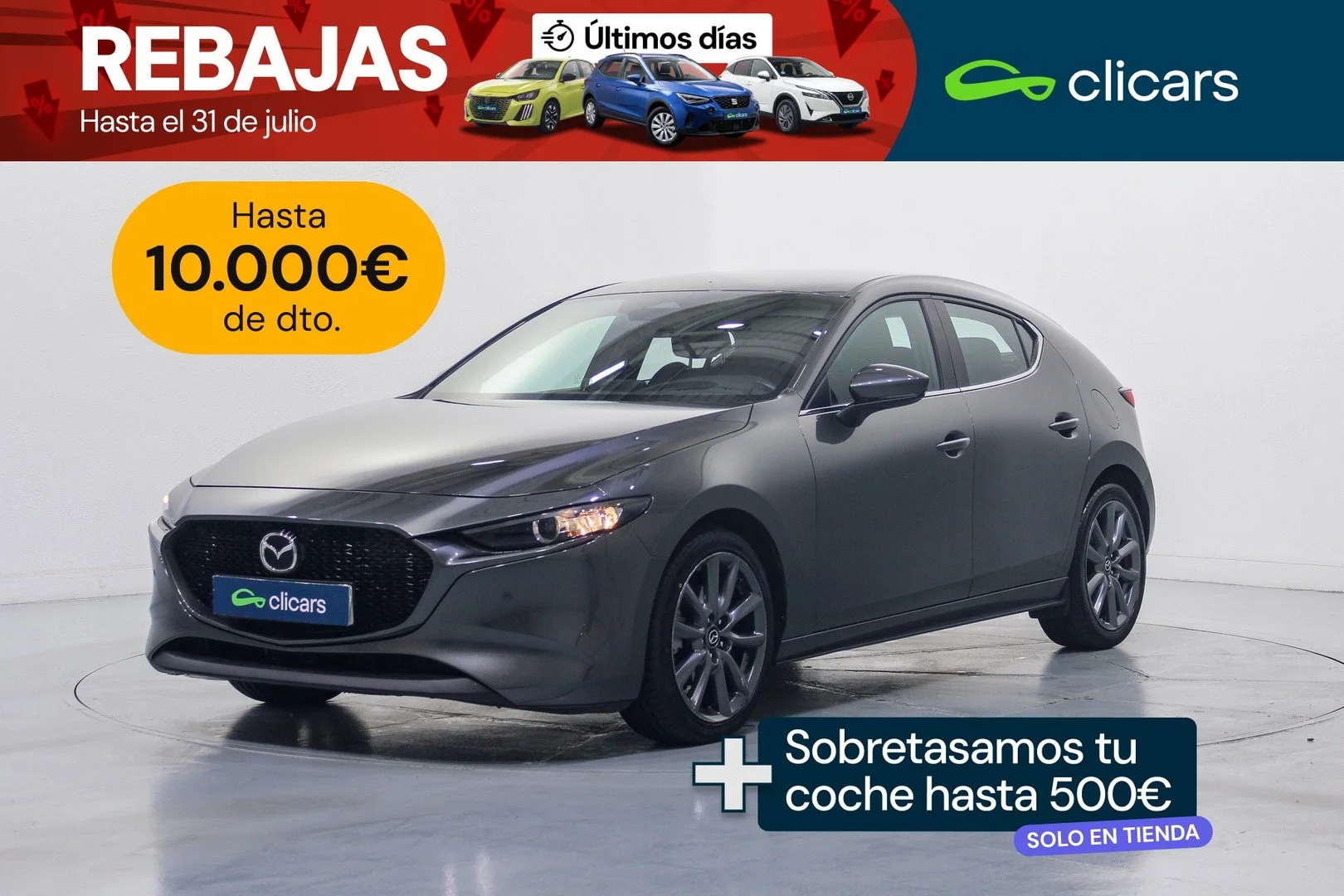 MAZDA Mazda3 Mazda3 2.5 e-Skyactiv-G Centre-line 103kW