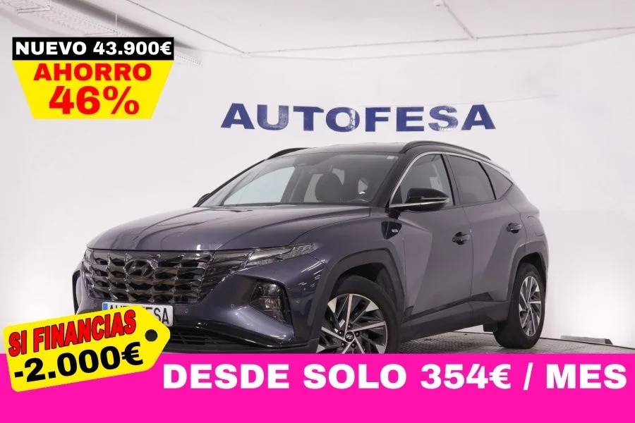 HYUNDAI Tucson TUCSON 1.6 TGDI 48V 150CV TECNO AUTO 5P # IVA DEDUCIBLE,NAVY,PARKTRONIC,CAMARA TRASERA