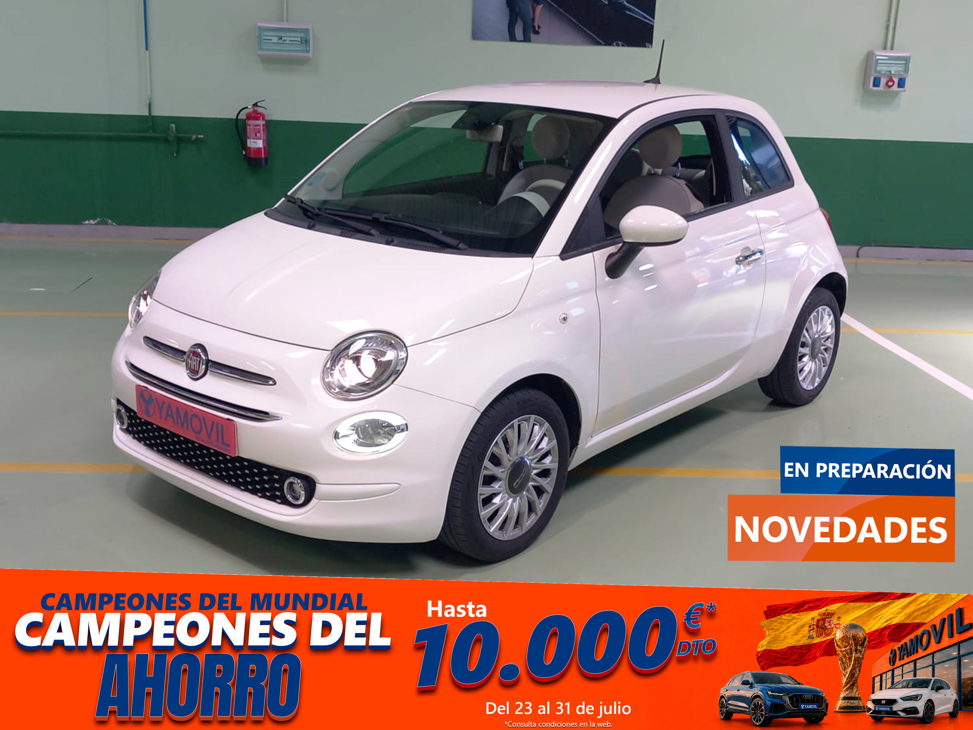 Fiat 500 1.2 8v Lounge MTA 51 kW (69 CV)