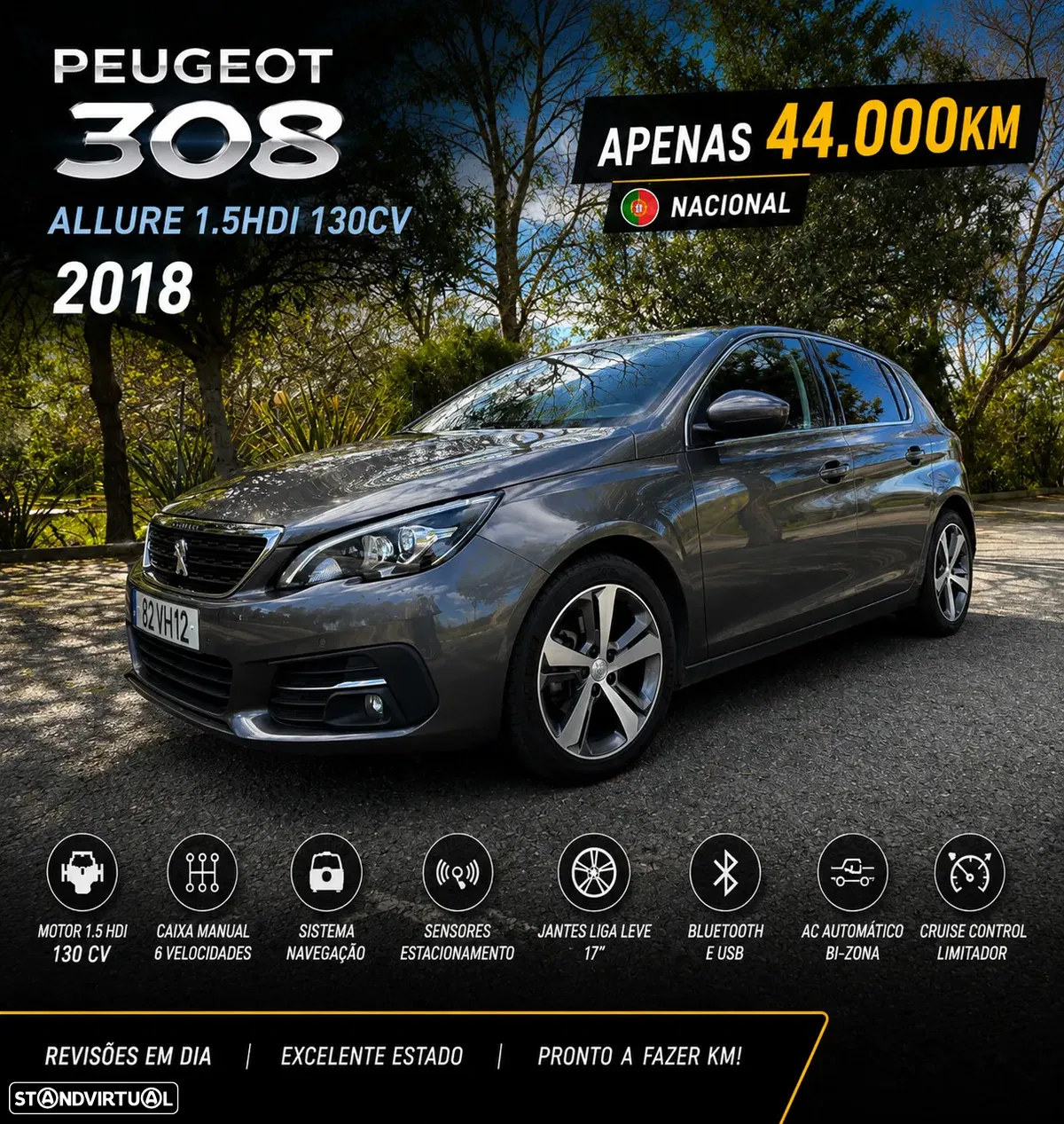 Peugeot 308 1.5 BlueHDi Allure