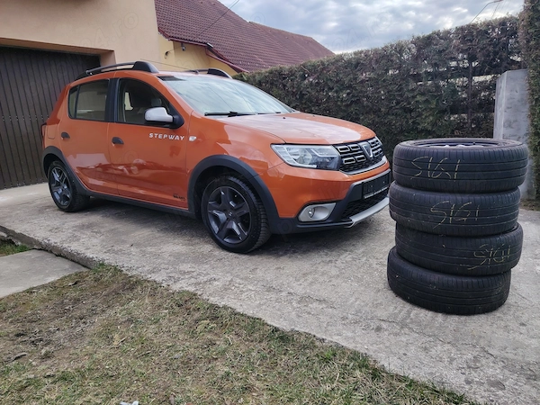 Sandero Stepway Prestige orange Carte scoasa 2017 0,9 turbo benzina, 186000km